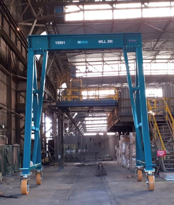 A Frame Gantry for British Steel