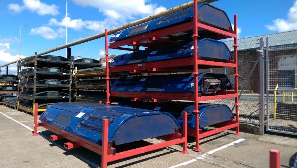 Eurostar Hvac Storage Stillage’s Designed And Manufactured For Unipart Rail.